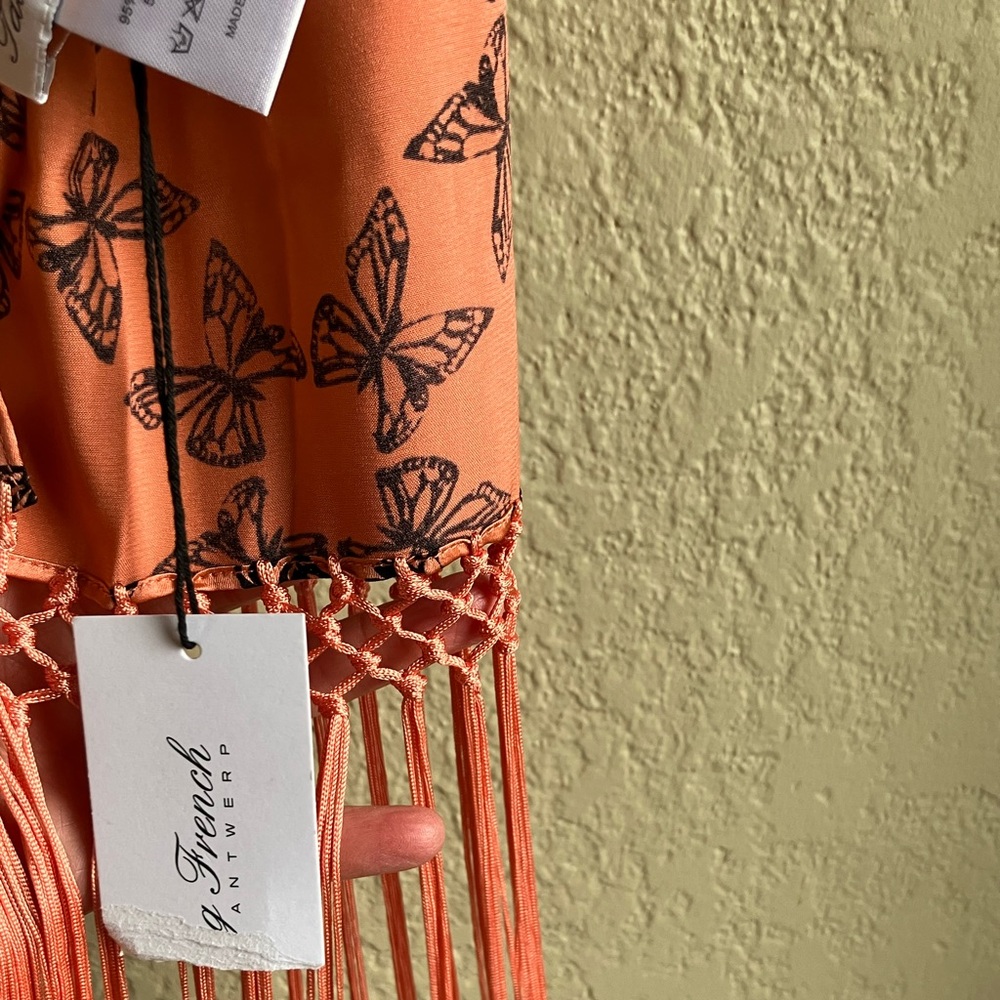 💯% Silk Talking French Antwerp scarf NWT - Picture 6 of 9